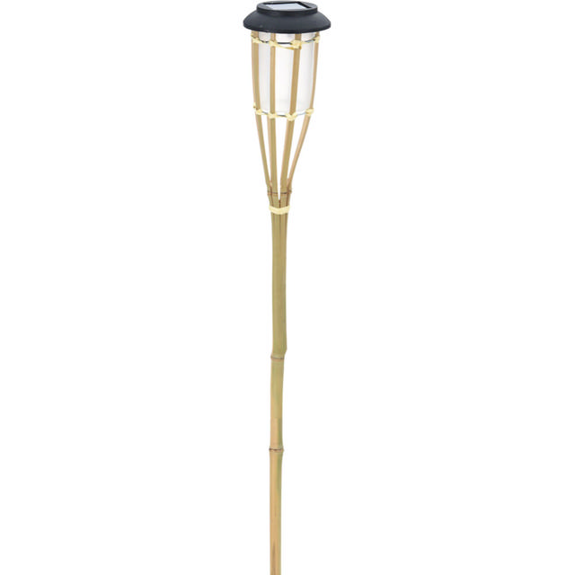 SOLAR LAMP NATURAL BAMBOO 65CM