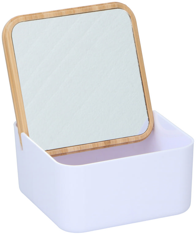 ALPINA JEWELRY BOX WITH MIRROR 13X13X7CM