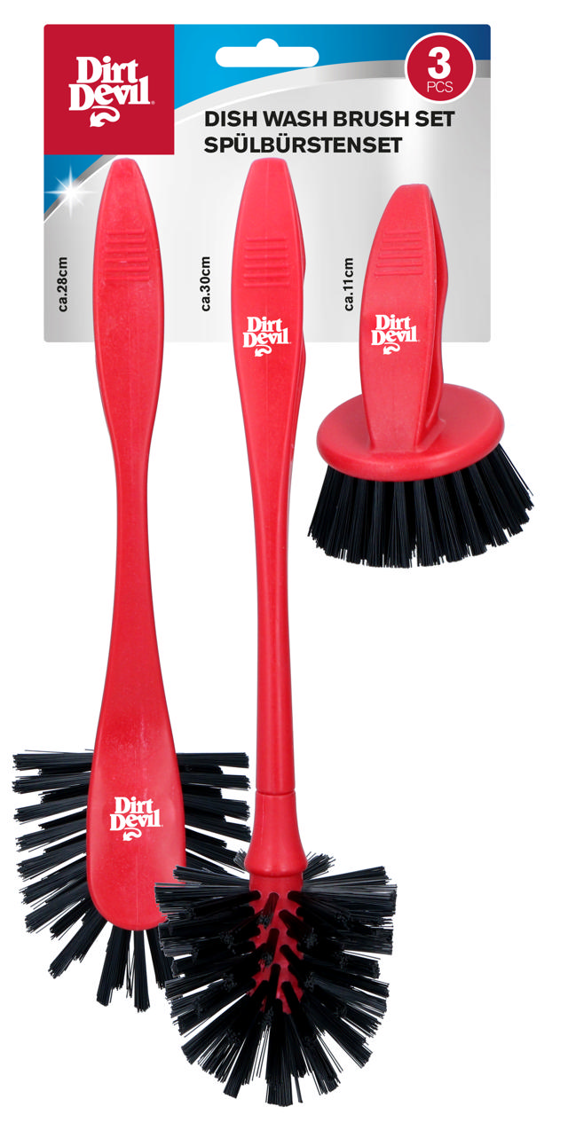 DIRT DEVIL DISHWASHING BRUSH 3PCS