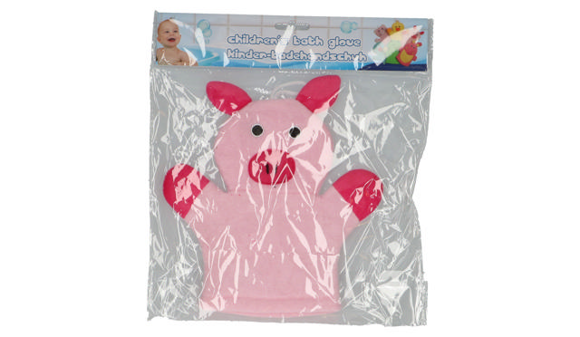 BATH GLOVE ANIMAL 6 ΔΙΑΦΟΡΕΤΙΚΑ ΧΡΩΜΑΤΑ