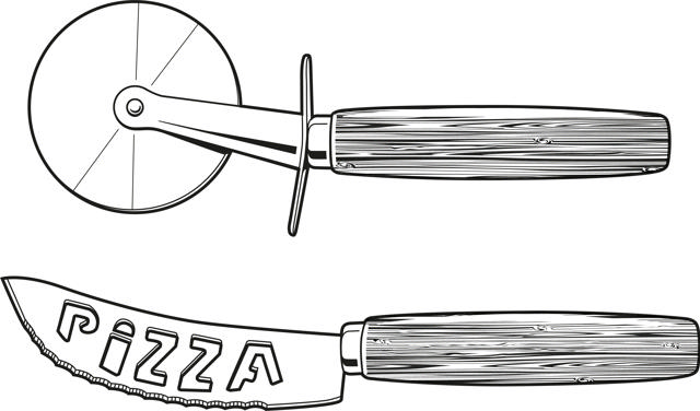 ALPINA PIZZA KNIFE SET 2PCS