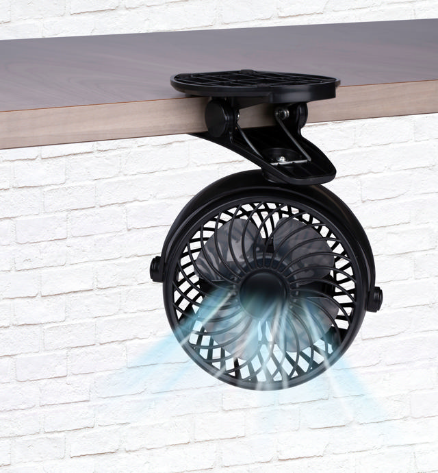 LIFETIME AIR PORTABLE USB FAN WITH CLIP 1200MAH 18X16X10CM