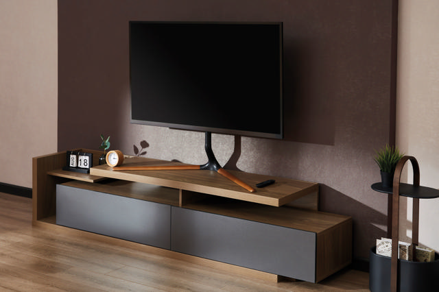 SONORA 230-0086 TV STAND ART 600 DARK FOR 42-70