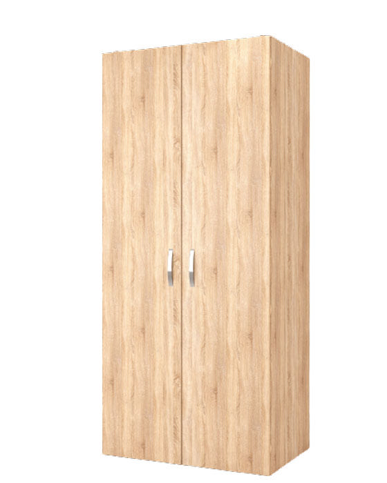 WARDROBE 2 DOORS 80X52X180CM SONAMA OAK