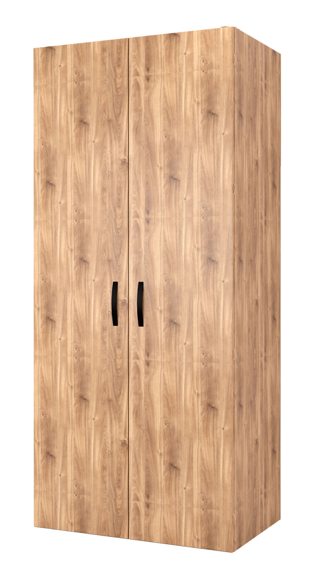 WARDROBE 2 DOORS 80X52X180CM BRANDY OAK