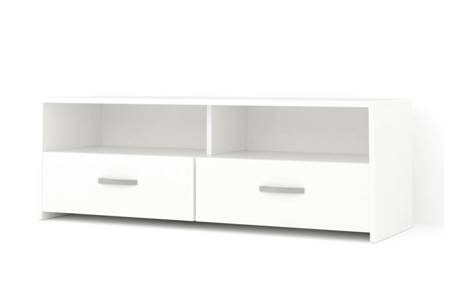 TV STAND 110X35X38CM WHITE