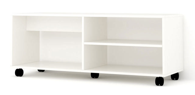 TV STAND 120X40X45CM WHITE