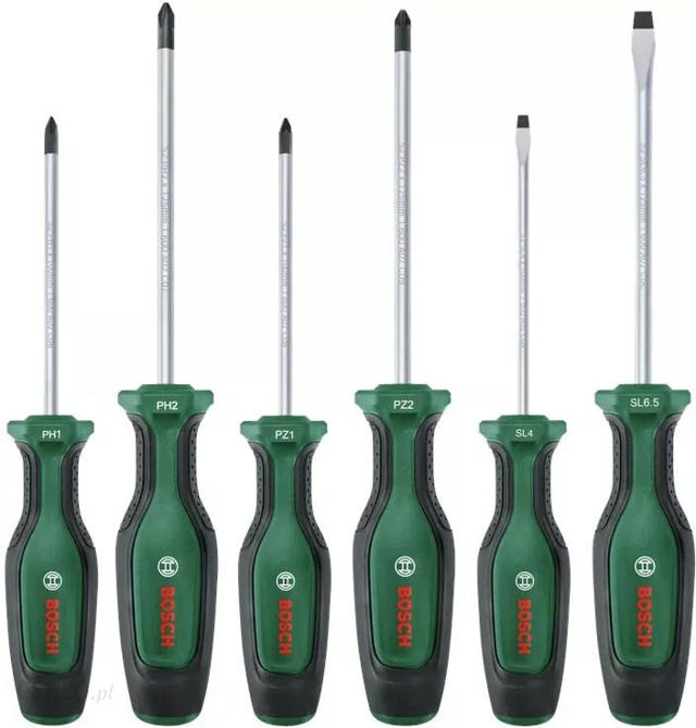 BOSCH SCREWDRIVER SET 6PCS