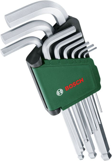 BOSCH HEXAGON KEY SET 9PCS