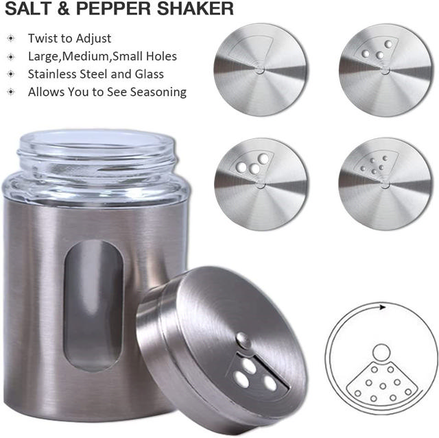 ANK INOX SALT & PEPPER SHAKER