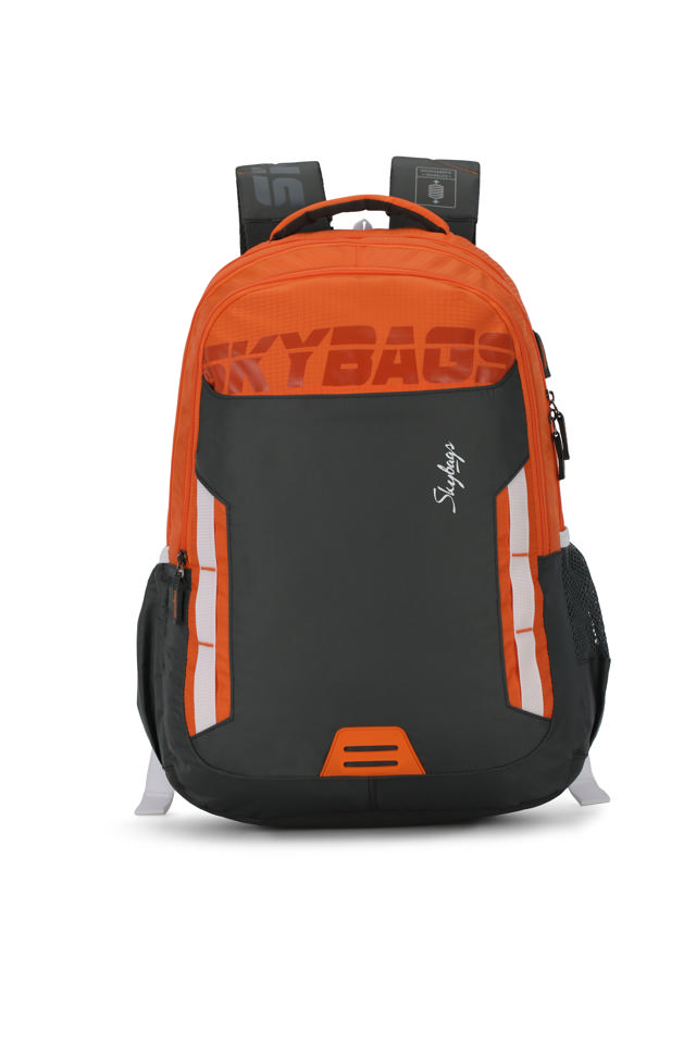 SKYBAGS FIGO EXTRA 02 ΣΑΚΙΔΙΟ ΠΛΑΤΗΣ ΓΚΡΙ/ΠΟΡΤΟΚΑΛΙ 30L