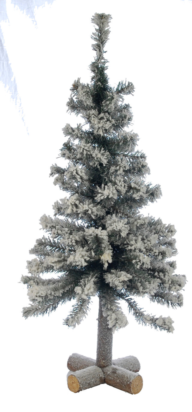 CHRISTMAS TREE 90CM WITH WOODEN BASE