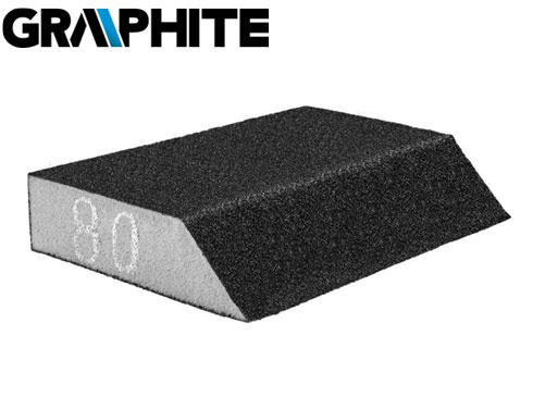 GRAPHITE ABRASIVE SPONGE 125X25X90MM K80