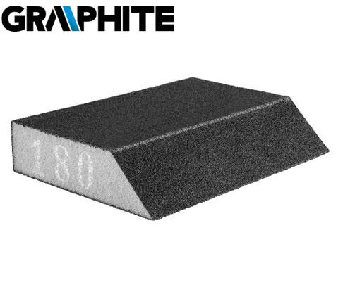 GRAPHITE ABRASIVE SPONGE 125X25X90MM K180