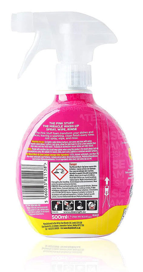 THE PINK STUFF WASH UP SPRAY 500ML