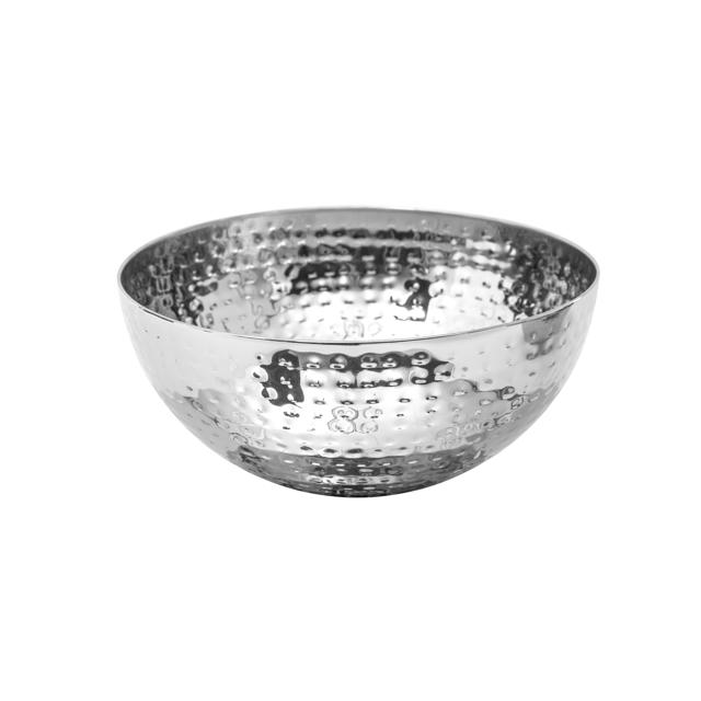 SECRET DE GOURMET HUMMERED STAINLESS STEEL SALAD BOWL 19CM