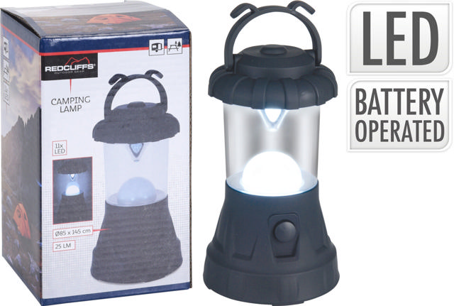 CAMPING LIGHT BLACK WITH 11 LED