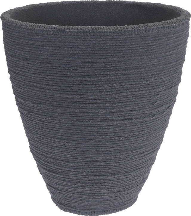 FLOWER POT CORD LIGHT GREY DIA 40XH42CM