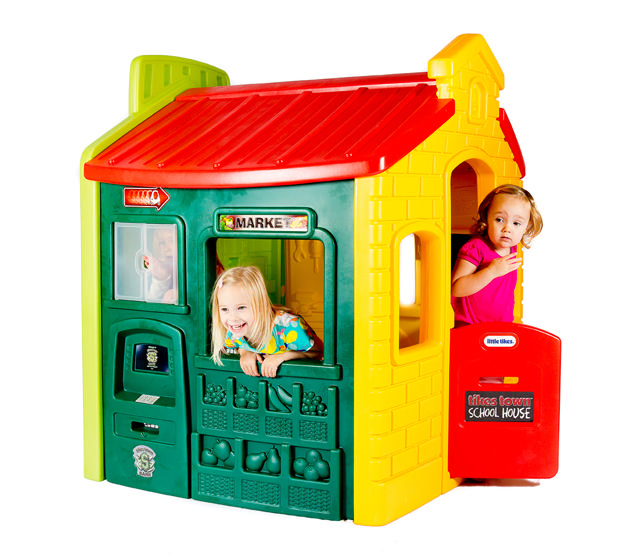 LITTLE TIKES 444C00060 TOWN PLAYHOUSE EVERGREEN