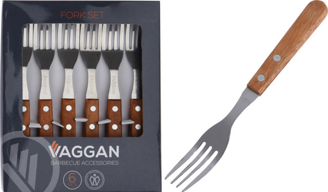 STEAK FORK SET 6PCS