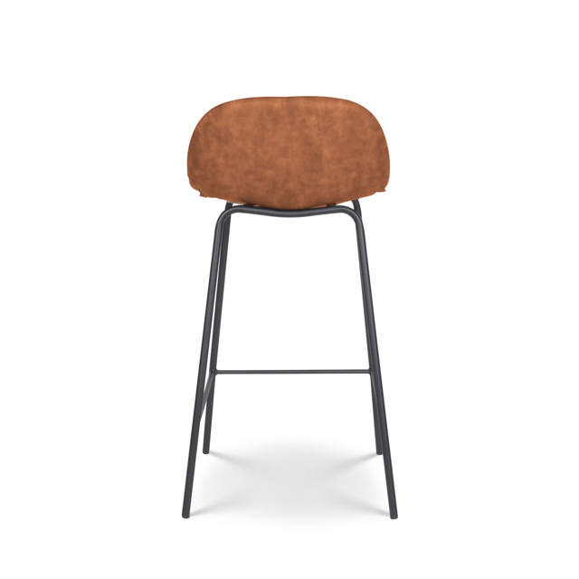 OLIA BAR STOOL CAMEL FM2 45X40X85CM