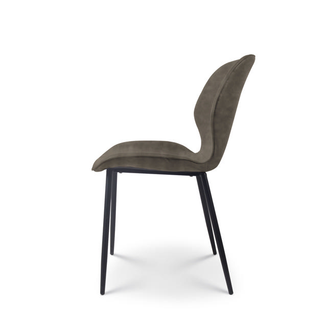 MINDA DINING CHAIR DARK GREY 61X48X90CM