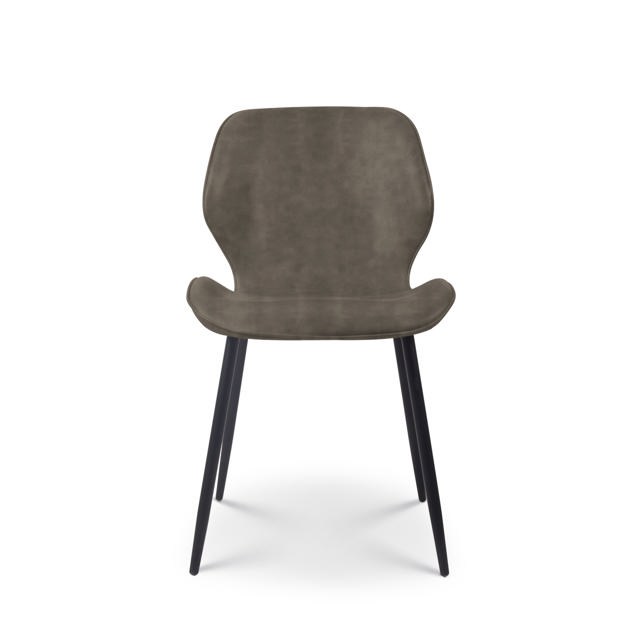 MINDA DINING CHAIR DARK GREY 61X48X90CM