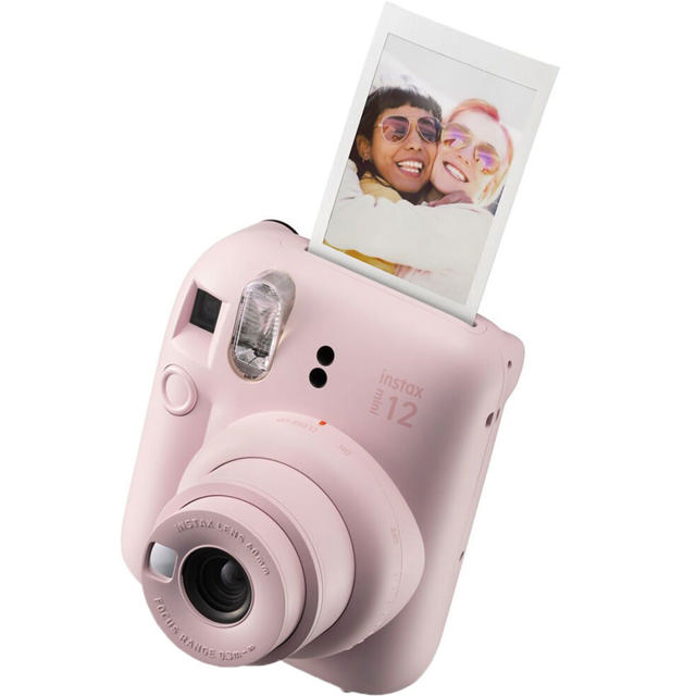 FUJIFILM 16806107 INSTAX MINI 12 INSTANT CAMERA PINK