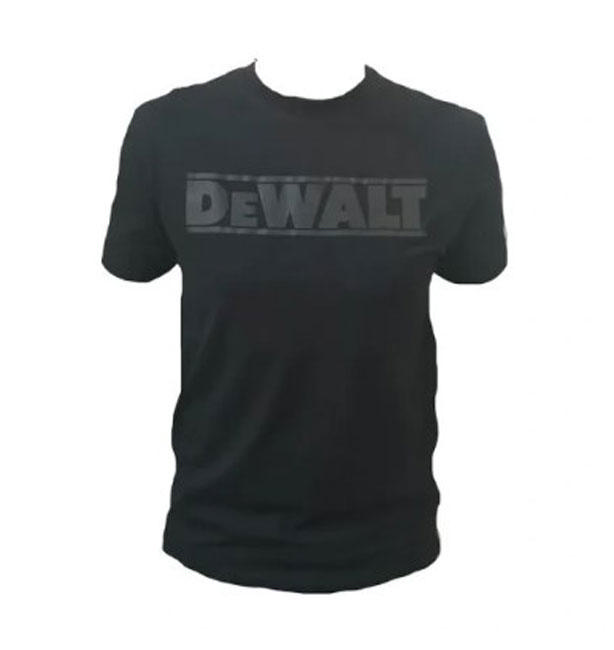 DEWALT WORK T-SHIRT OXIDE BLACK-L