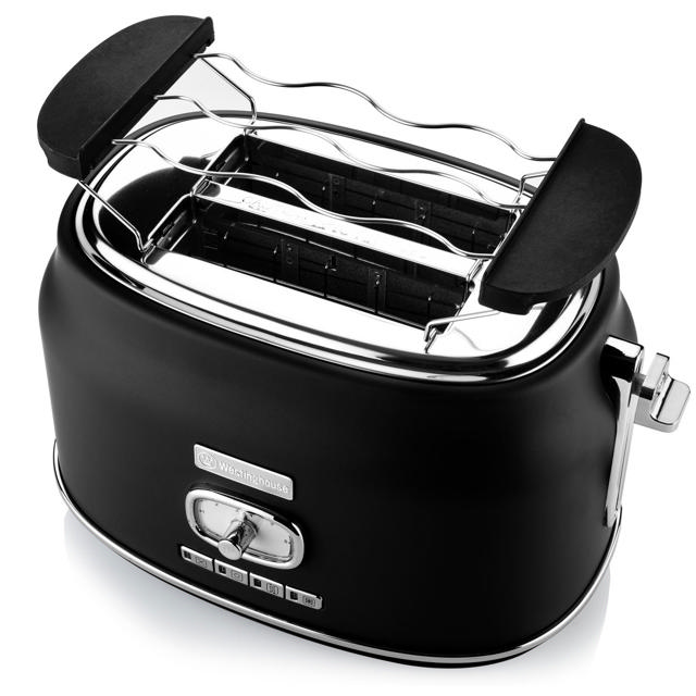 WESTINGHOUSE 2-SLICE TOASTER 815W BLACK RETRO SERIES