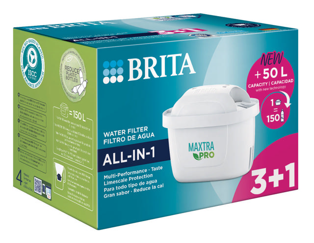 BRITA ΦΙΛΤΡΑ MAXTRA PRO ALL-IN ΠΑΚΕΤΟ ΤΩΝ 3+1 ΔΩΡΕΑΝ