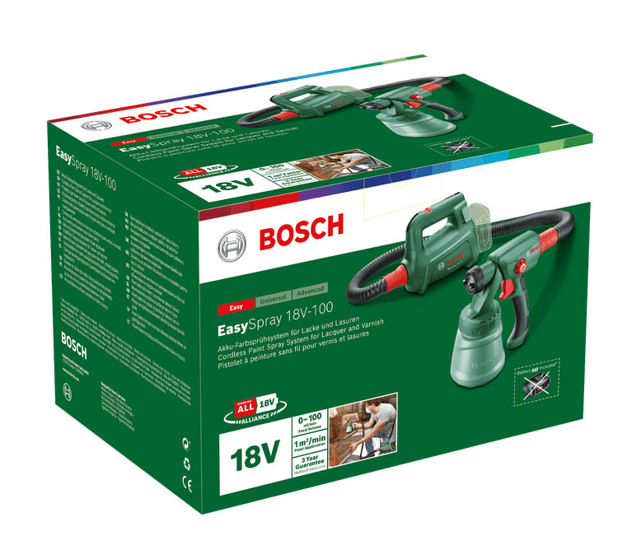 BOSCH EASYSPRAY GUN 18V SOLO - ΧΩΡΙΣ ΜΠΑΤΑΡΙΑ