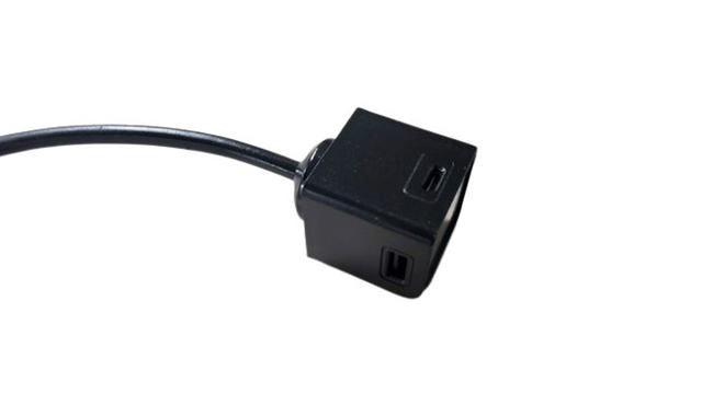 POWERCUBE 2X USB A+C UK BLACK 1.5M