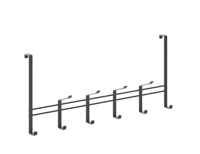 METALTEX O-T-D BAR 6 HOOKS GREY