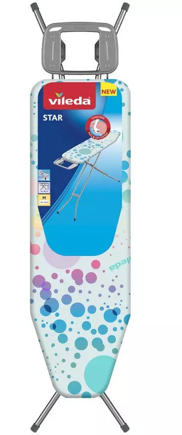 VILEDA ΣΙΔΕΡΩΣΤΡΑ STAR BLUE 120X38CM