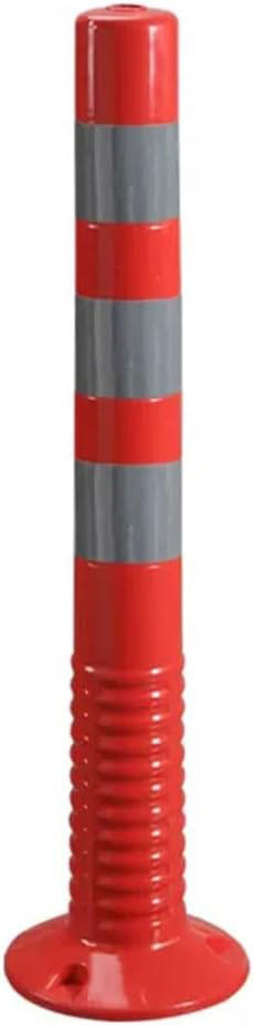 PLASTIC BOLLARD L5A REFLECTIVE SILVER STRIPES 80CM