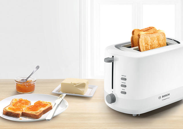 BOSCH TAT3A111 TOASTER WHITE