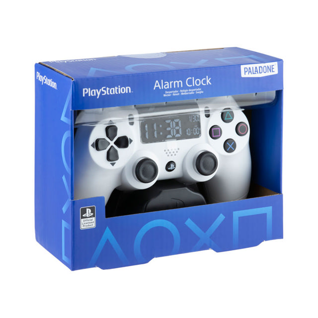 PALADONE PP8342PS PLAYSTATION CONTROLLER WHITE ALARM CLOCK