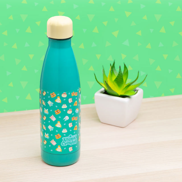 PALADONE PP7722NN ANIMAL CROSSING METAL WATER BOTTLE 460ML