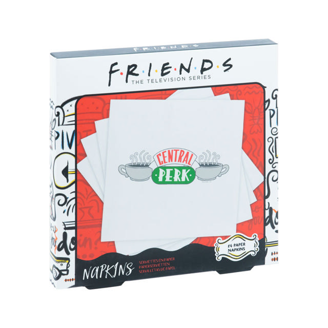 PALADONE PP8801FR FRIENDS CENTRAL PERK WHITE NAPKINS