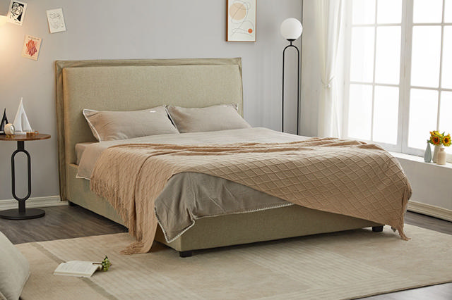 LORA BED 152X192 BEIGE