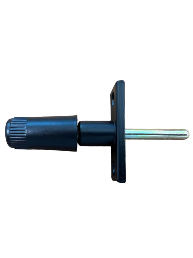 LOCK BOLT ALUMINIUM SLIDING MEDIUM BLACK