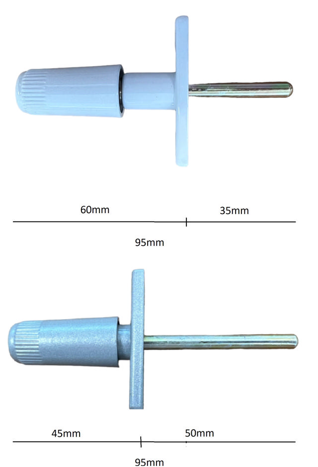 LOCK BOLT ALUMINIUM SLIDING MEDIUM SILVER