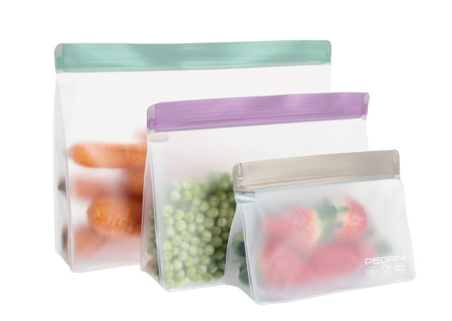 PEDRINI SET3 REUSABLE STORAGE BAGS