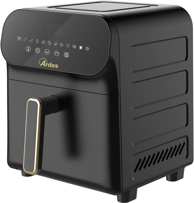 ARDES AIR FRYER ELDORADA, DIGITAL TOUCH 1700W 6L BLACK