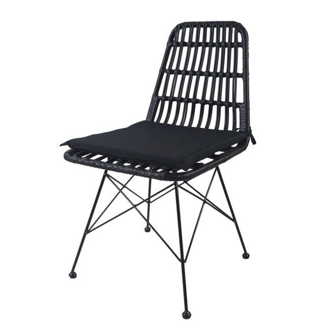 ALFONSE OUTDOOR CHAIR 47X62X81CM - BLACK