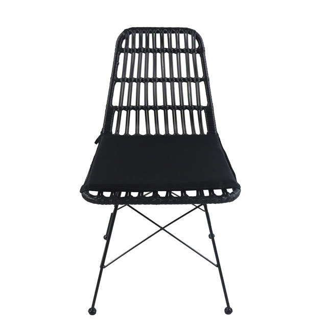 ALFONSE OUTDOOR CHAIR 47X62X81CM - BLACK