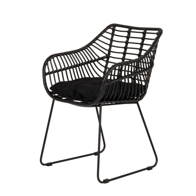 KALAMBO OUTDOOR CHAIR 56X57X81CM - BLACK 