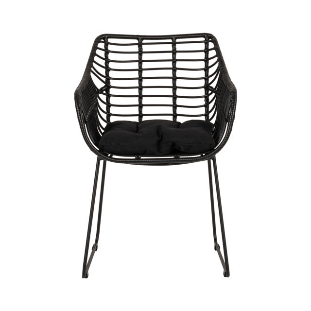 KALAMBO OUTDOOR CHAIR 56X57X81CM - BLACK 