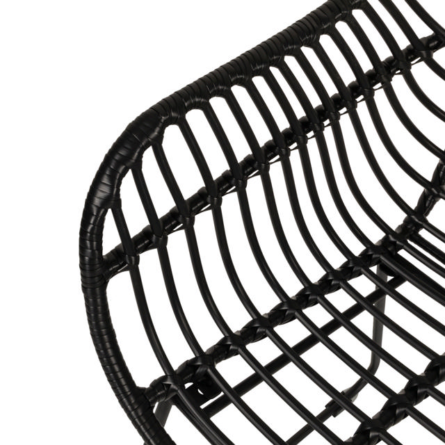 KALAMBO OUTDOOR CHAIR 56X57X81CM - BLACK 